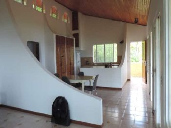 Vue des deux maisons de Samara, Costa Rica