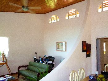Vue des deux maisons de Samara, Costa Rica