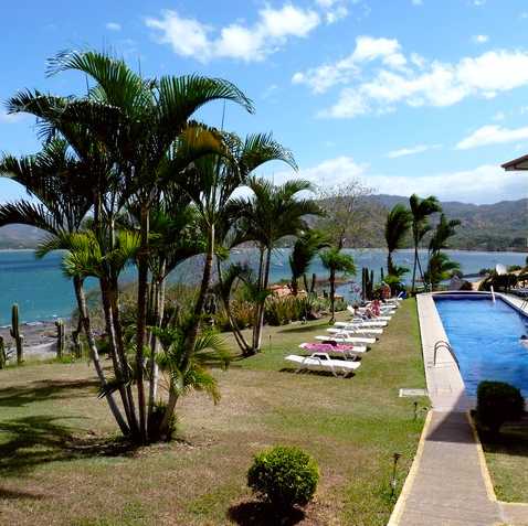 Vue de l'appartement de la Golden Coast, Costa Rica