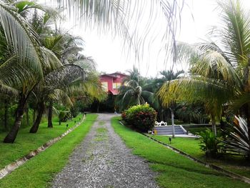 Vue des cabinas de la c�te Pacifique du Costa Rica