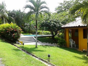 Vue des cabinas de la c�te Pacifique du Costa Rica