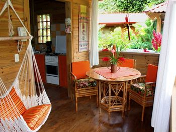 Vue des cabinas de la c�te Pacifique, Costa Rica