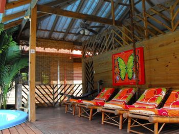 Vue des cabinas de la c�te Pacifique, Costa Rica