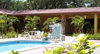 Vue du complexe d'appartements de Tamarindo, Costa Rica
