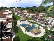 vue du condominium jaco beach costa rica