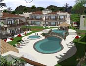 vue du condominium jaco beach costa rica
