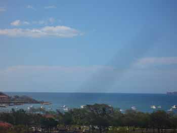 Vue du condominimum de Playa Flamingo, Costa Rica