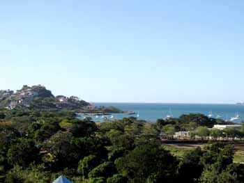 Vue du condominimum de Playa Flamingo, Costa Rica