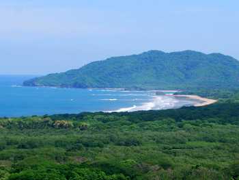 Vue des terrains vue mer de Tamarindo, Costa Rica