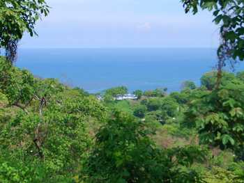 Vue des terrains vue mer de Tamarindo, Costa Rica