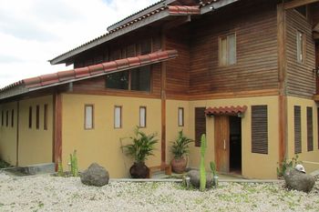 Vue de l'ecolodge de la Goden Coast, Costa Rica