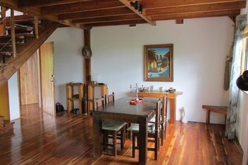 Vue de l'ecolodge de la Goden Coast, Costa Rica
