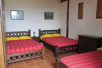 Vue de l'ecolodge de la Goden Coast, Costa Rica