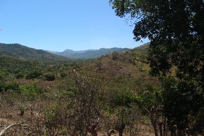 Vue de la finca de Playa Carrillo, Costa Rica