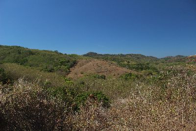 Vue de la finca de Playa Carrillo, Costa Rica