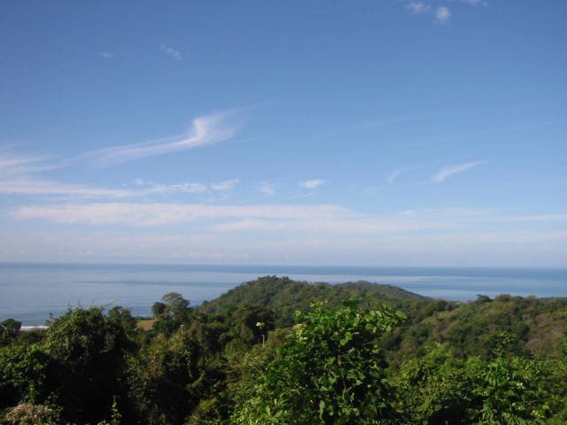 vue de la finca de playa san miguel costa rica
