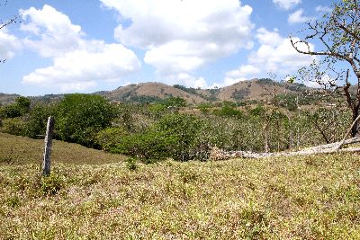 Vue de la finca de Hojancha, Costa Rica