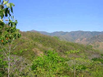 Vue de la finca de 68 has de Paquera, Costa Rica