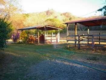 Vue de la finca de Potrero, Costa Rica