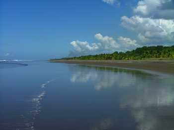 Vue de l'h�tel c�te Pacifique, Costa Rica