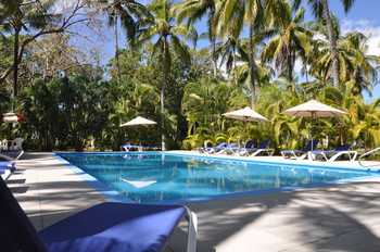 Vue de l'h�tel de la Golden Coast, Costa Rica
