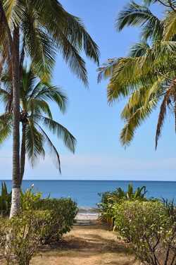 Vue de l'h�tel de la Golden Coast, Costa Rica