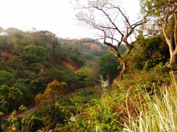 Vue de la maison de Ciudad Colon, Costa Rica