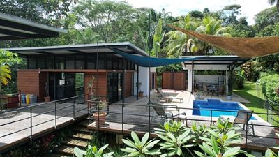 Vue de la maison de Ojochal, Costa Rica