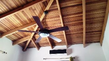 Vue de la maison de Potrero, Costa Rica