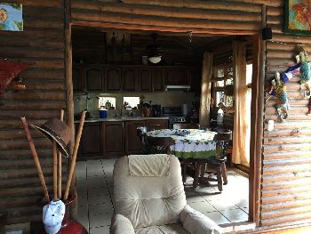 Vue de la maison de Playa Avellanas, Costa Rica