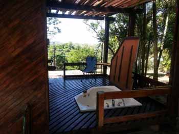 Vue de la maison de Ciudad Colon, Costa Rica
