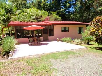 Vue de la maison de Ojochal, Costa Rica