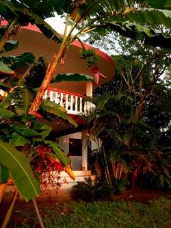 Vue de la maison de plage, Costa Rica