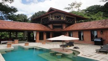 Vue de la maison d'Ojochal, Costa Rica