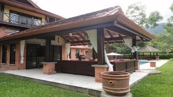 Vue de la maison d'Ojochal, Costa Rica