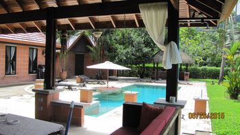 Vue de la maison d'Ojochal, Costa Rica