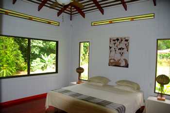 Vue de la maison de Ojocha, Costa Rica