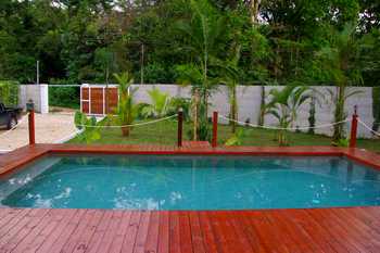 Vue de la maison de Ojocha, Costa Rica