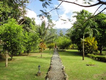 Vue de la maison de Ojochal, Costa Rica