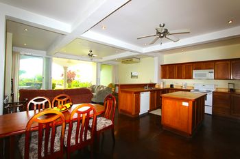 Vue de la maison de Potrero, Costa Rica