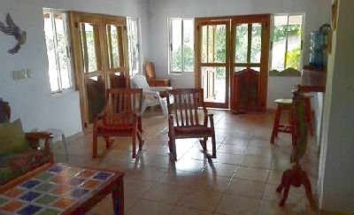 Vue de la maison de Samara, Costa Rica