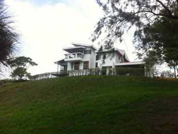 Vue de la maison de Ciudad Colon, Costa Rica