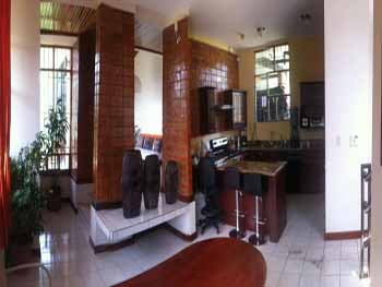 Vue de la maison de Ciudad Colon, Costa Rica