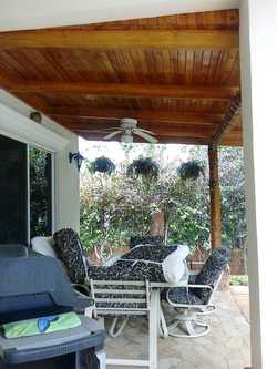 Vue de la maison de Playa Flamingo, Costa Rica