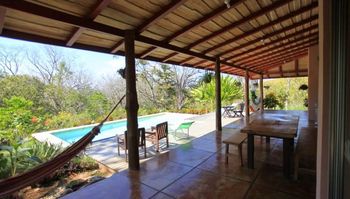 Vue de la maison de Santa Teresa, Costa Rica