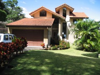 Vue de la maison de Santa Ana, Costa Rica