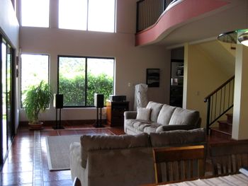 Vue de la maison de Santa Ana, Costa Rica