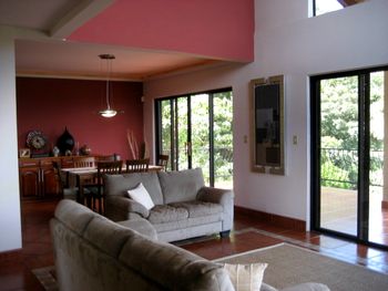 Vue de la maison de Santa Ana, Costa Rica