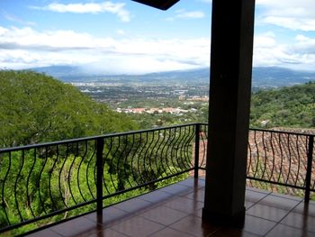 Vue de la maison de Santa Ana, Costa Rica