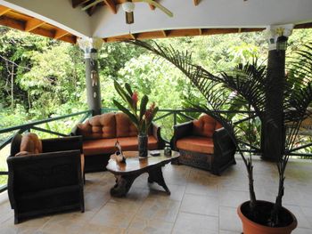 Vue de la maison de Ojochal, Costa Rica